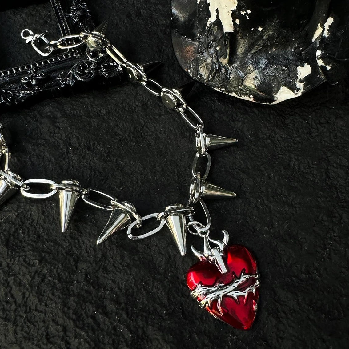 Accessories Heart Punk Choker Necklace