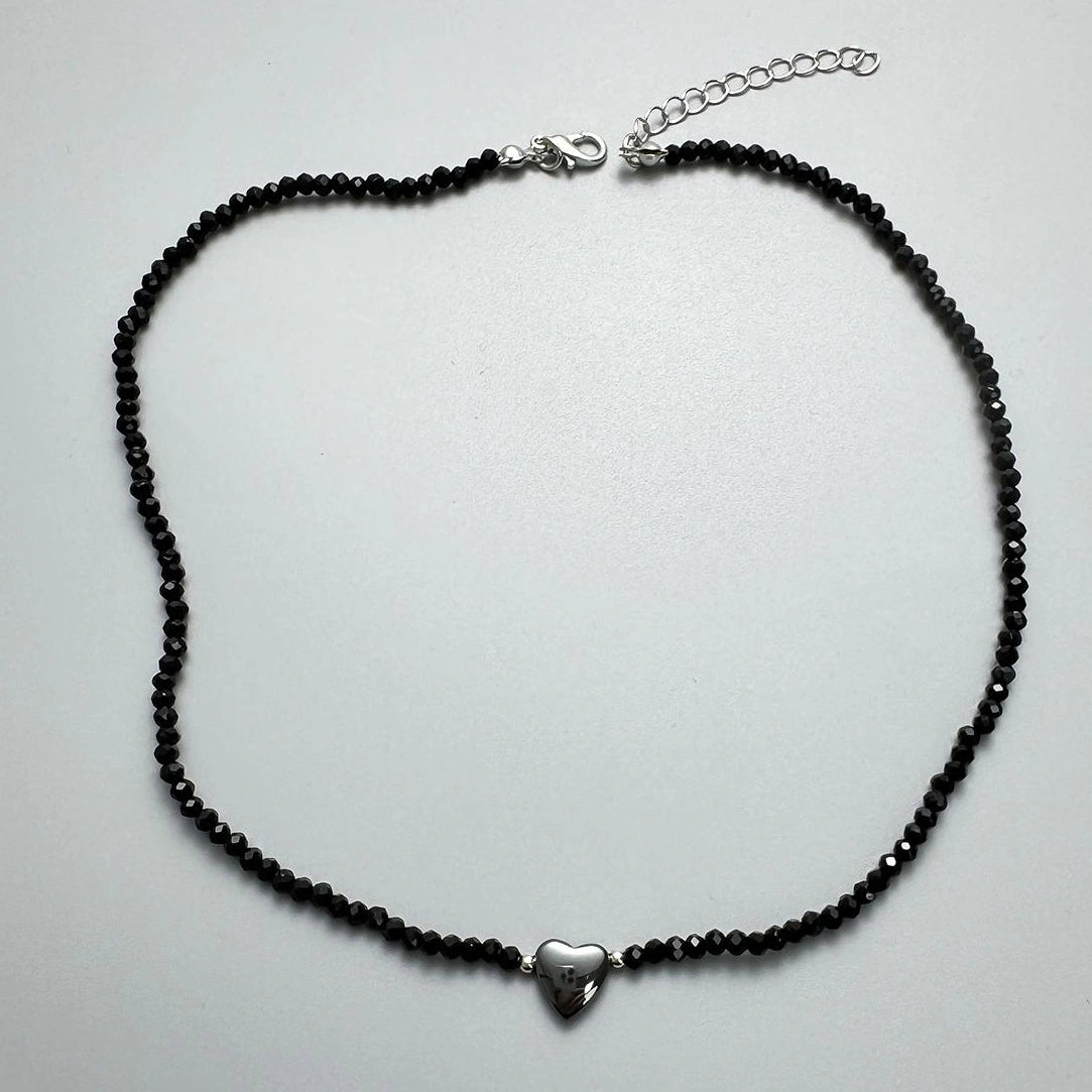 Accessories Heart Stone Beaded Choker
