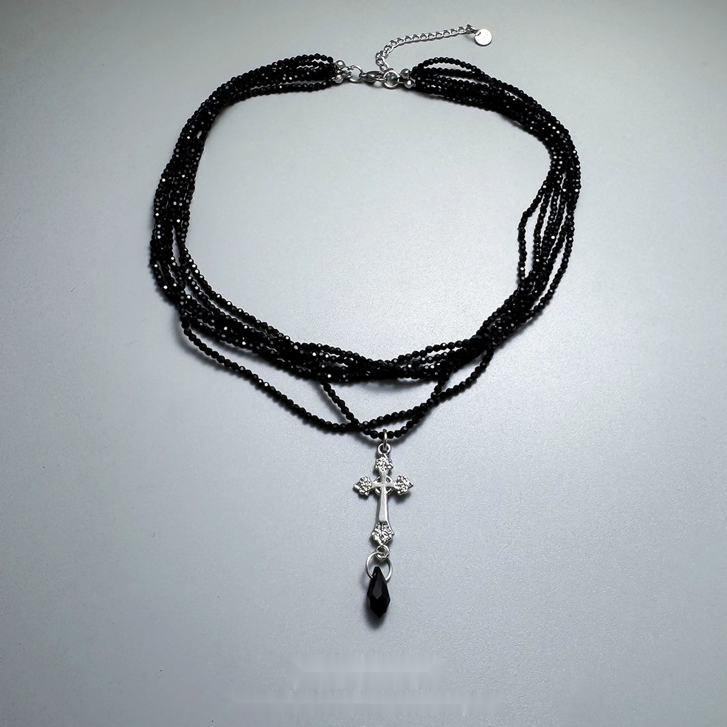 Accessories_Layered_Gothic_Cross_Choker_Necklace_MISSTT