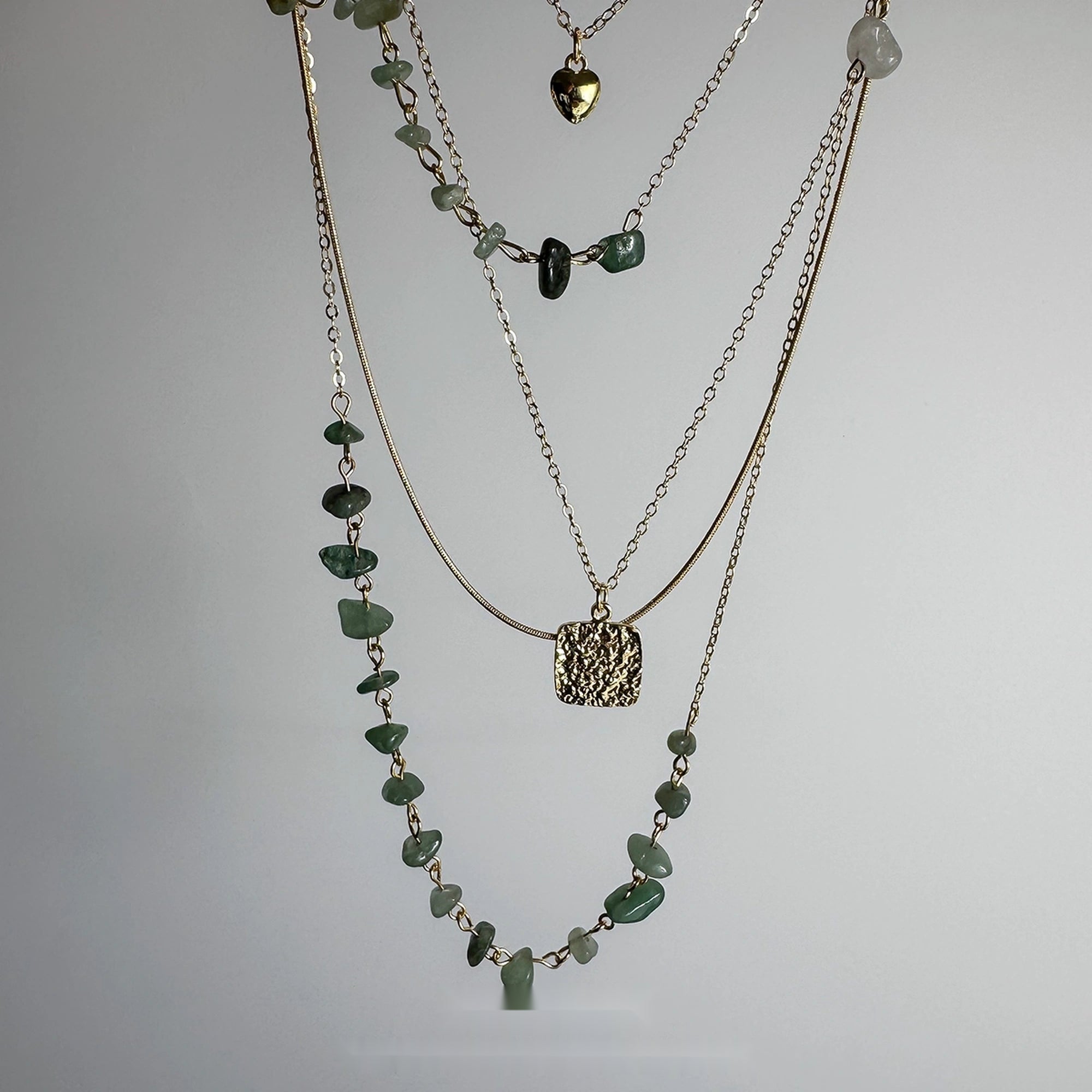 Accessories_Layered_Green_Stone_Bohemian_Necklace_MISSTT