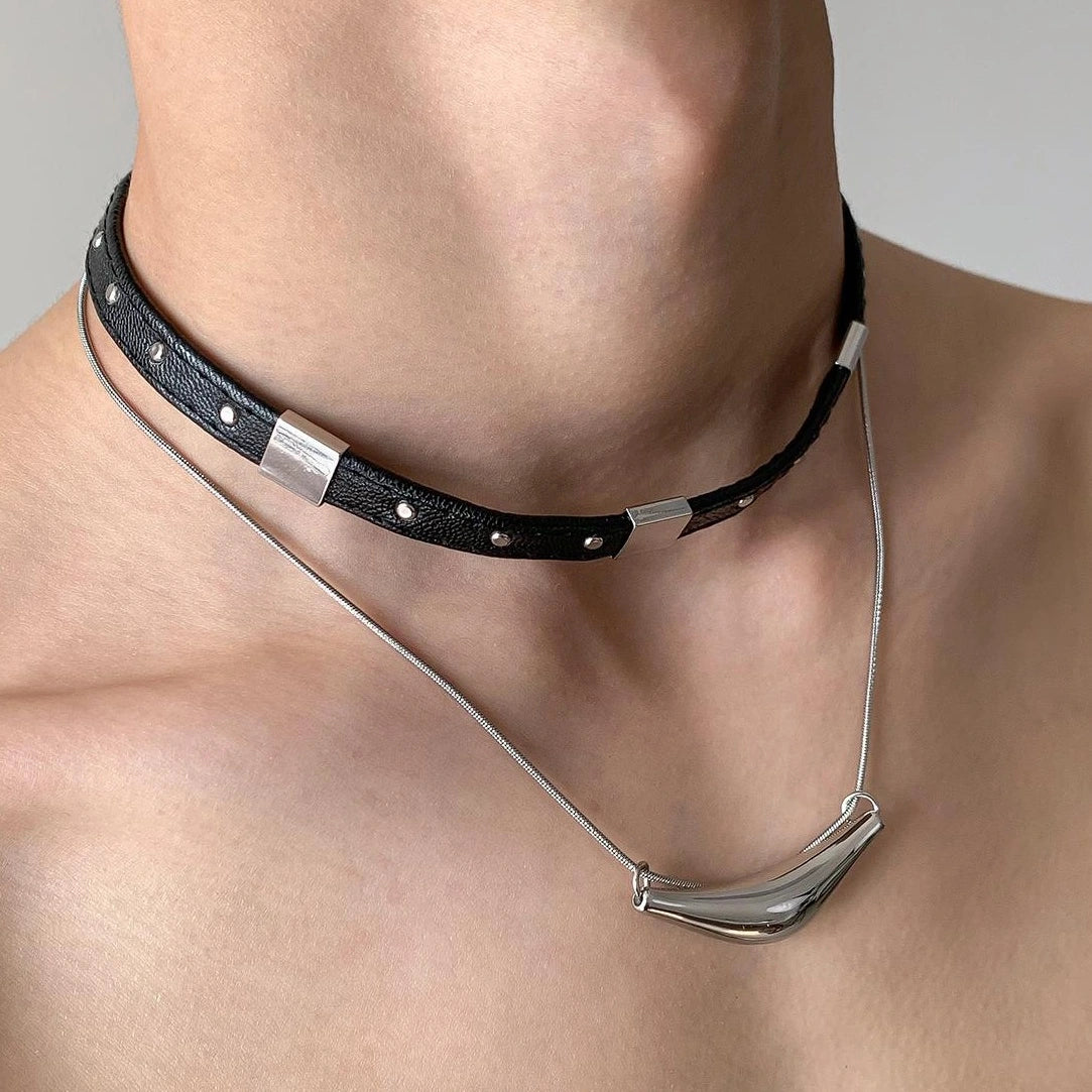 Accessories Layered Metal Collar Choker
