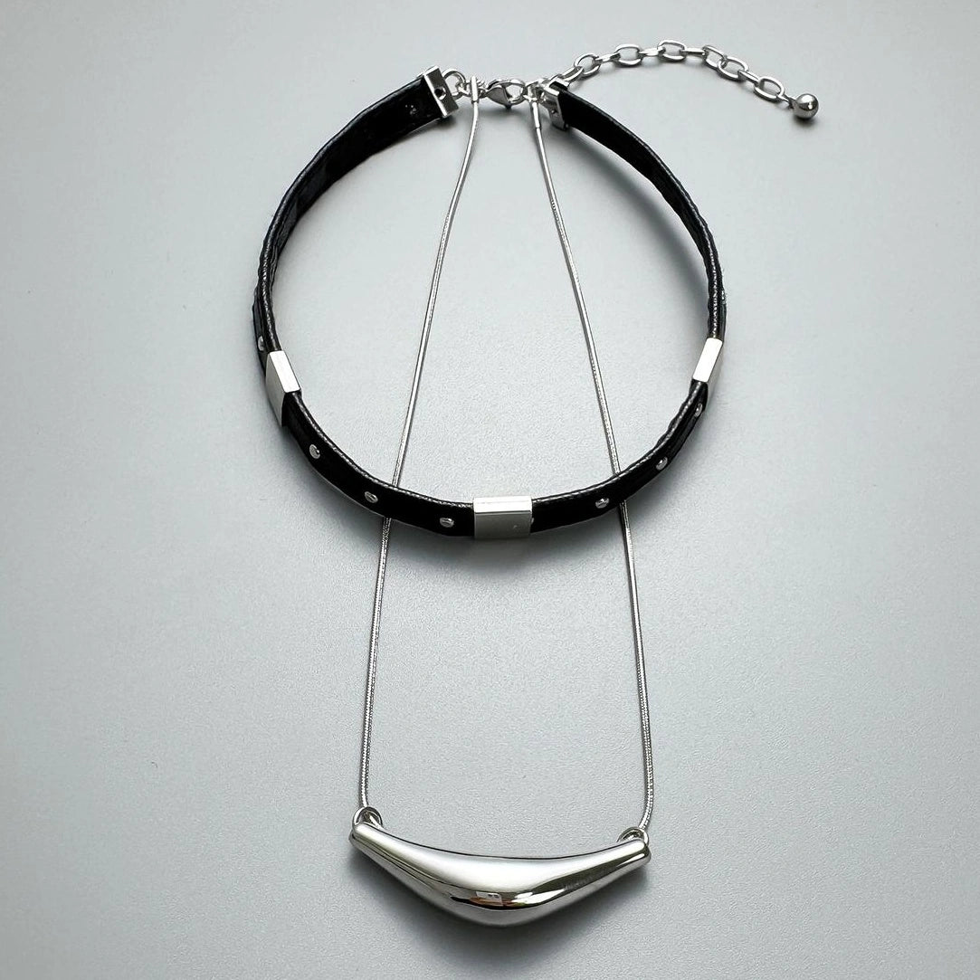 Accessories Layered Metal Collar Choker