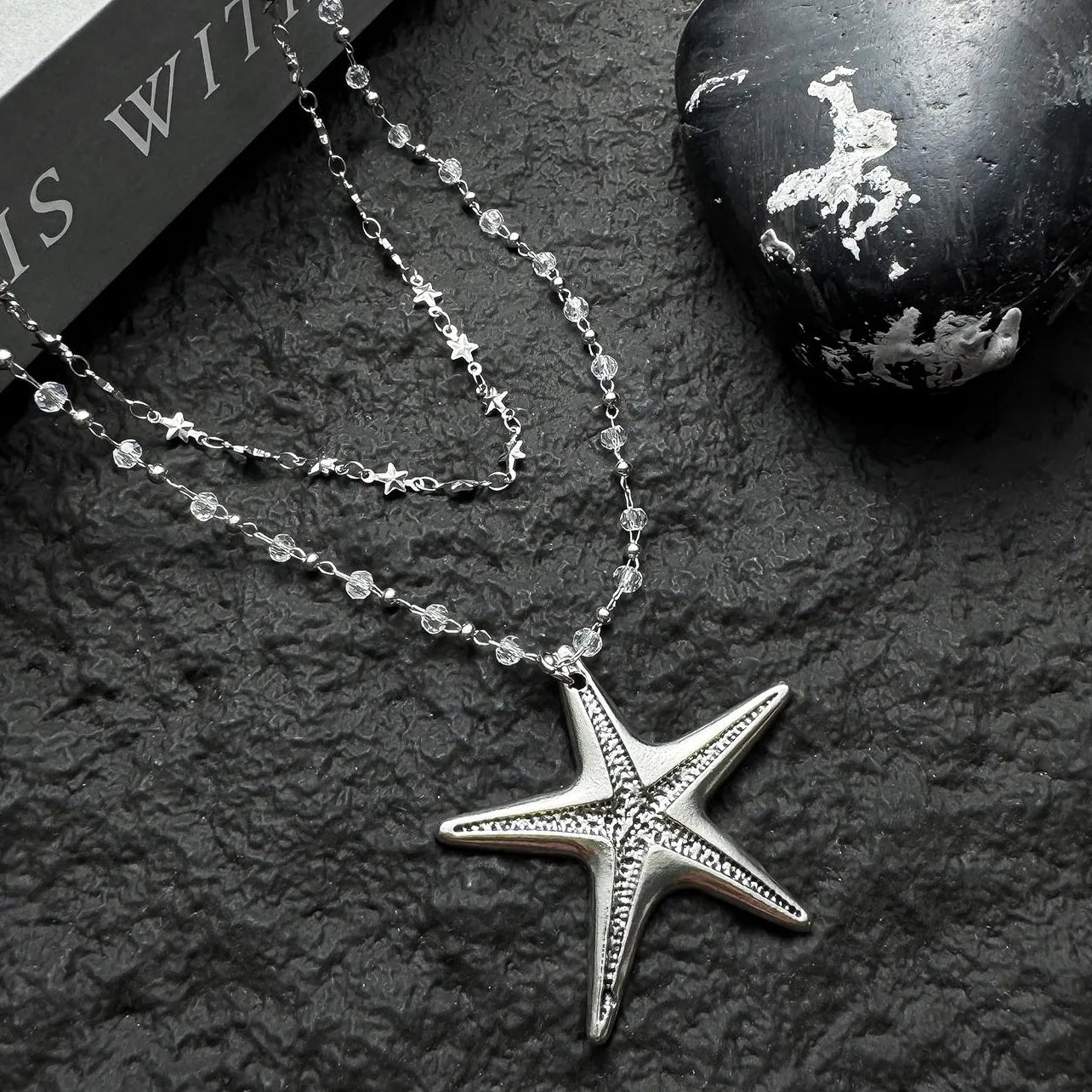 Accessories Layered Star Pendant Choker Necklace