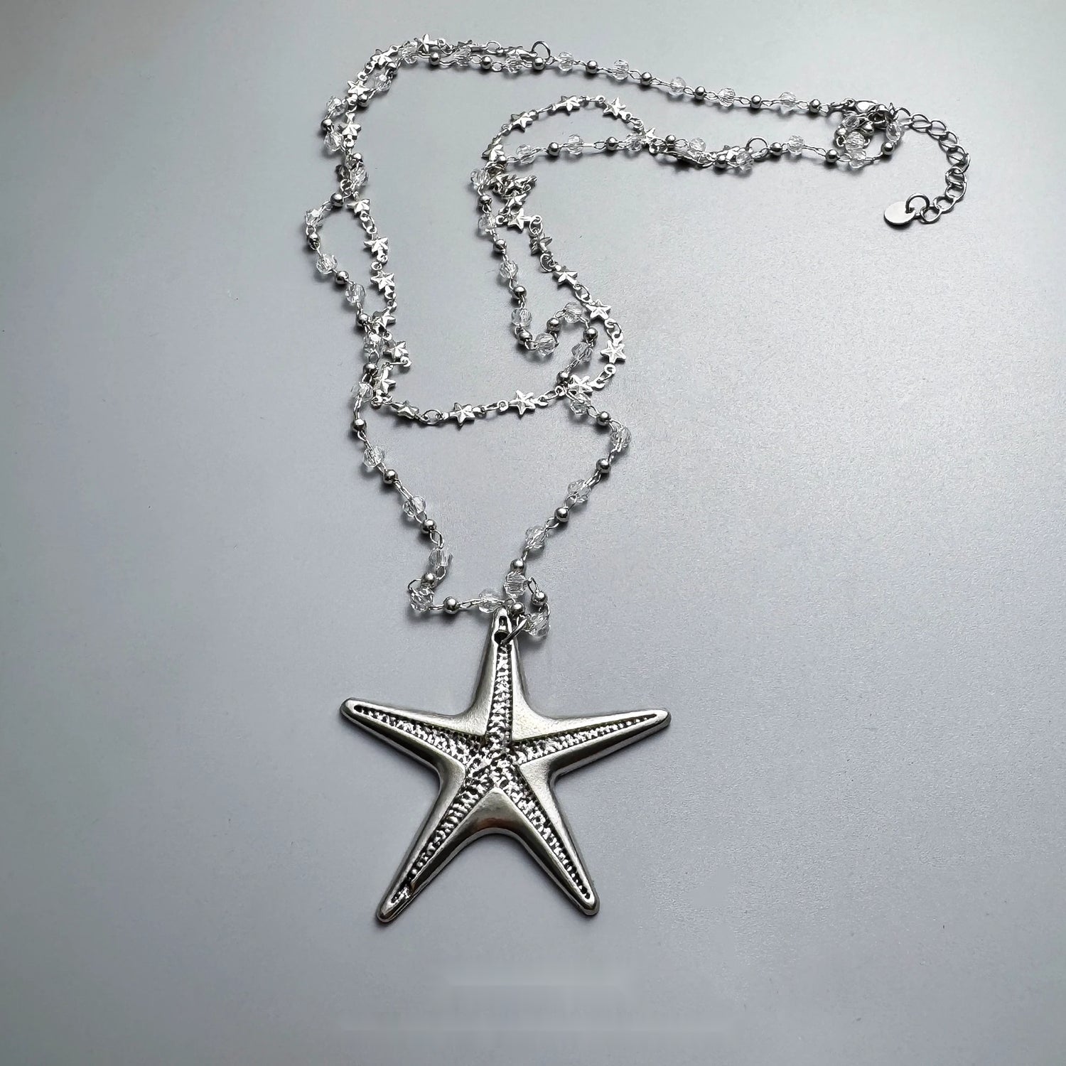 Accessories_Layered_Star_Pendant_Choker_Necklace_MISSTT