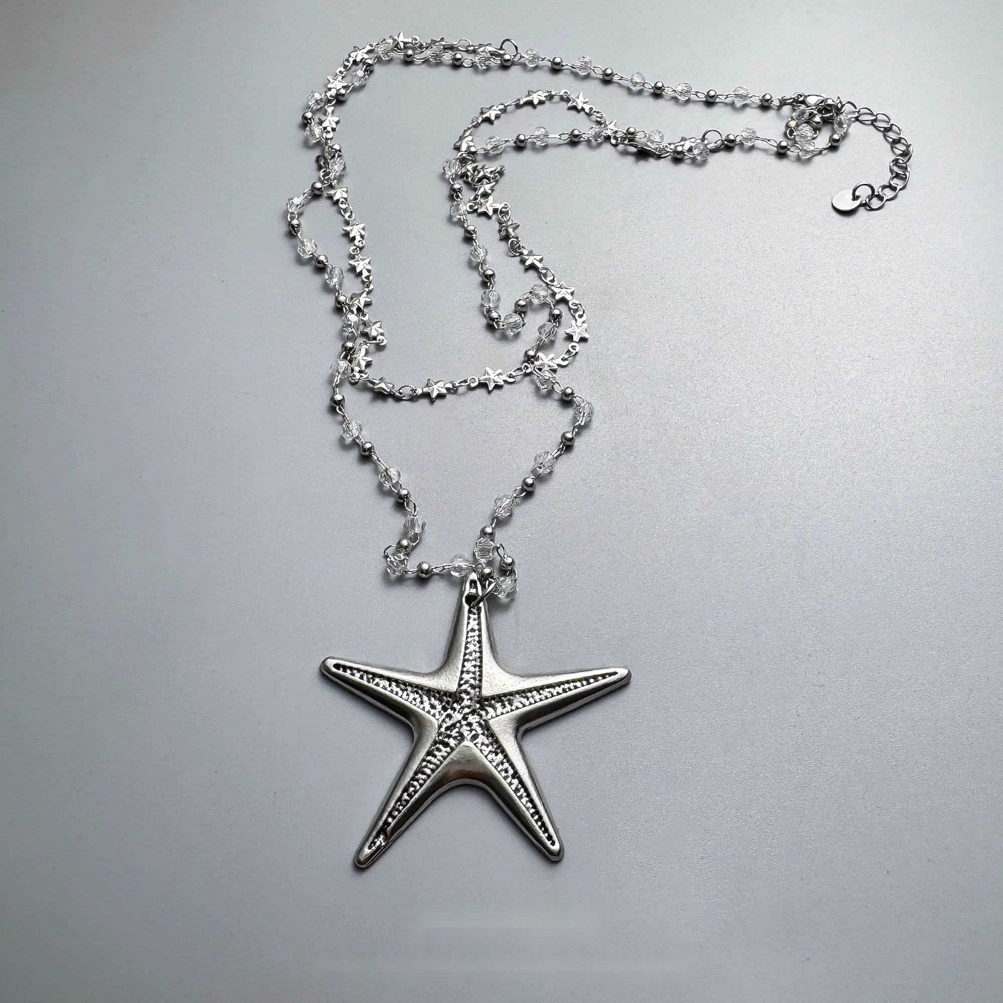 Accessories_Layered_Star_Pendant_Choker_Necklace_MISSTT