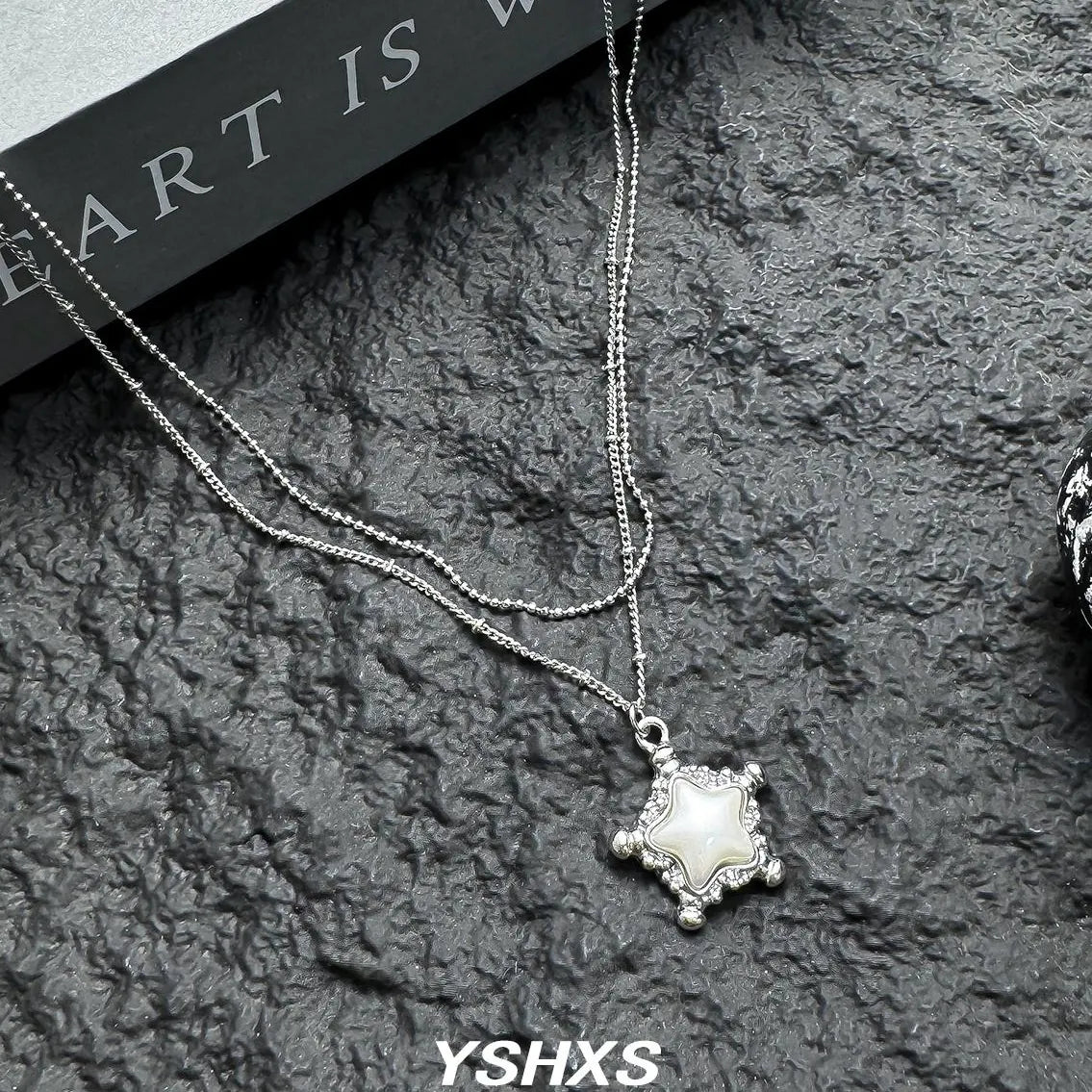 Accessories Layered Star Pendant Necklace