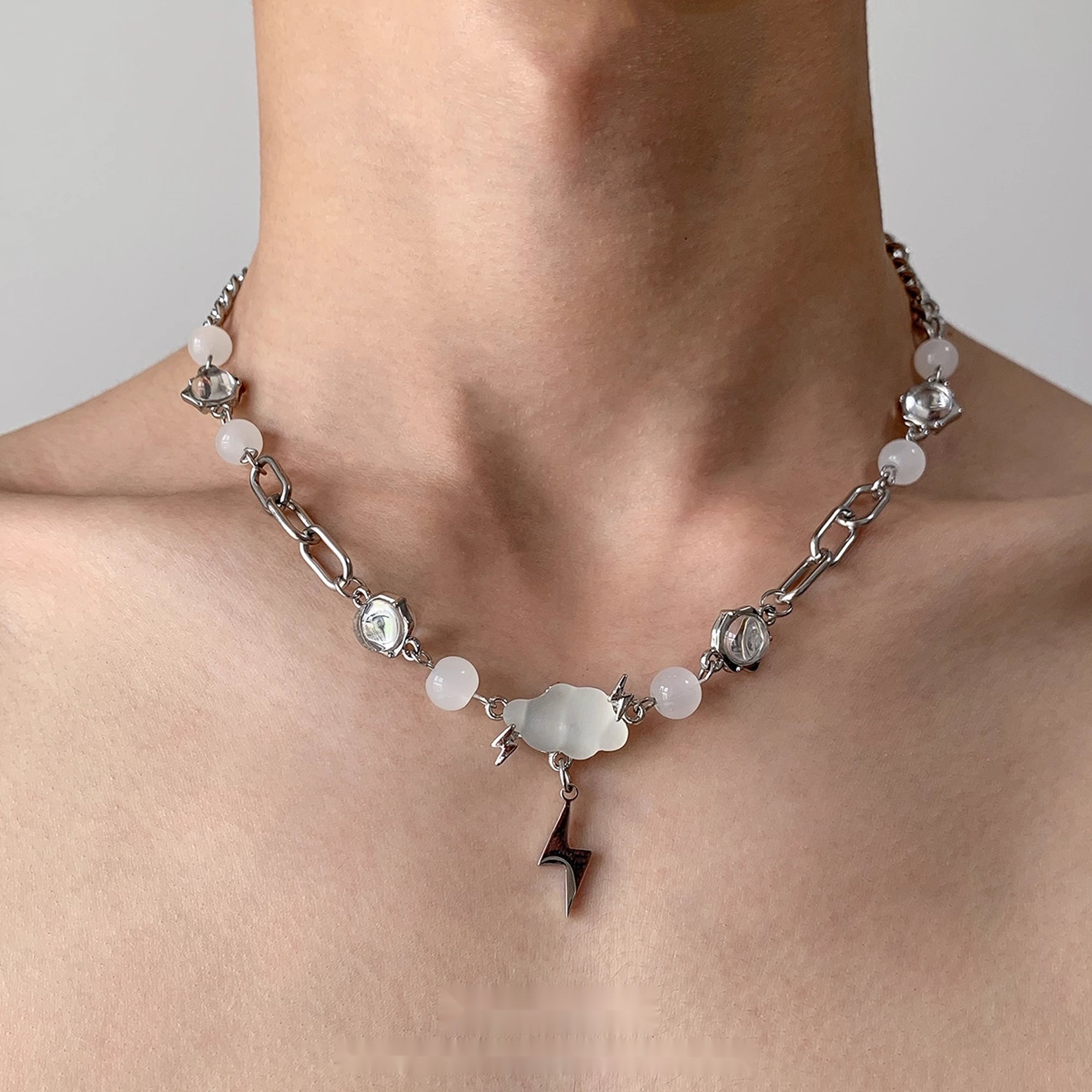 Accessories_Lightning_Cloud_Beaded_Titanium_Steel_Necklace_MISSTT