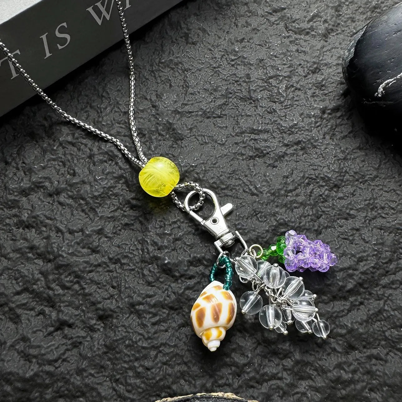 Accessories Multielement Seashell Pendant Necklace