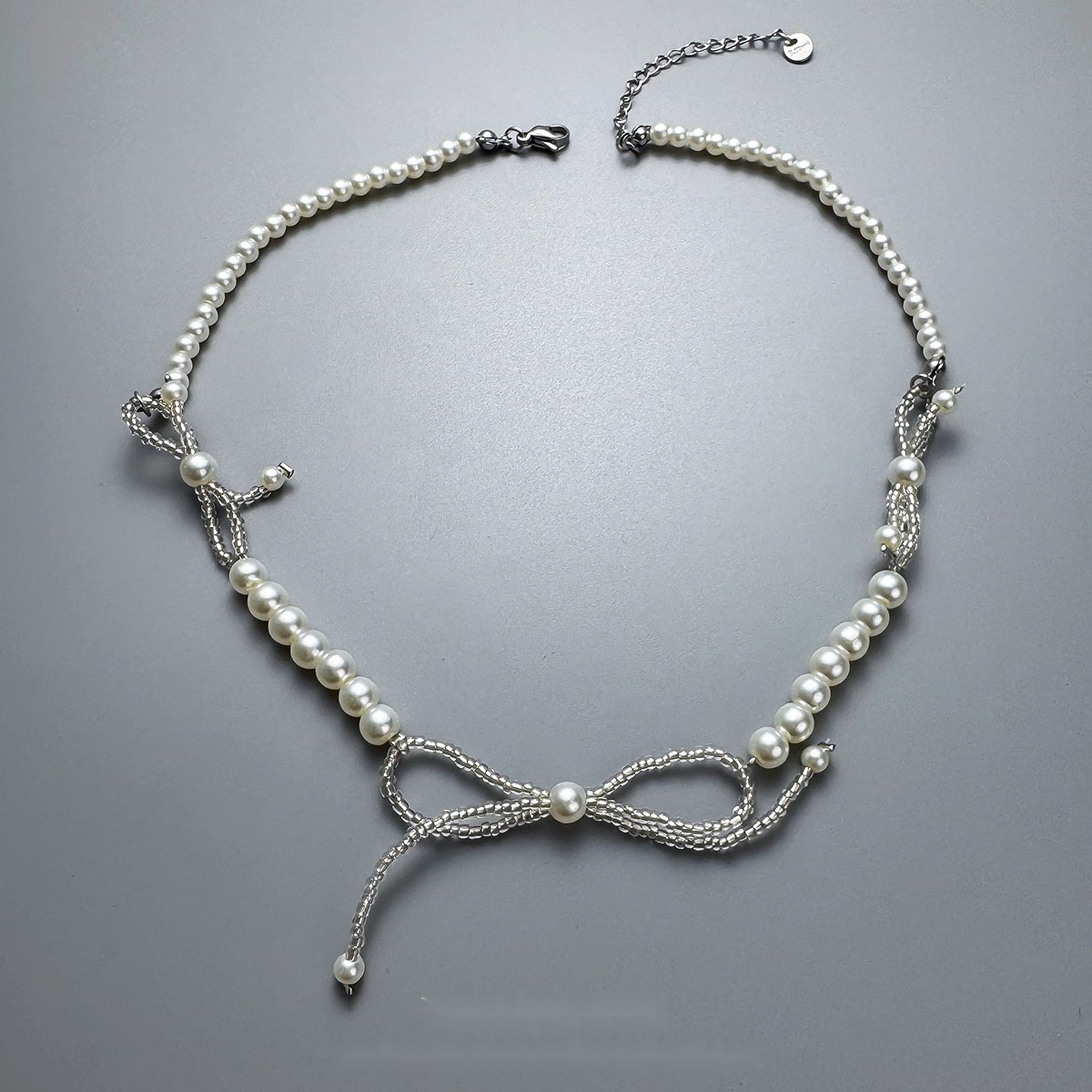 Accessories_Pearl_Bow_Choker_Necklace_MISSTT