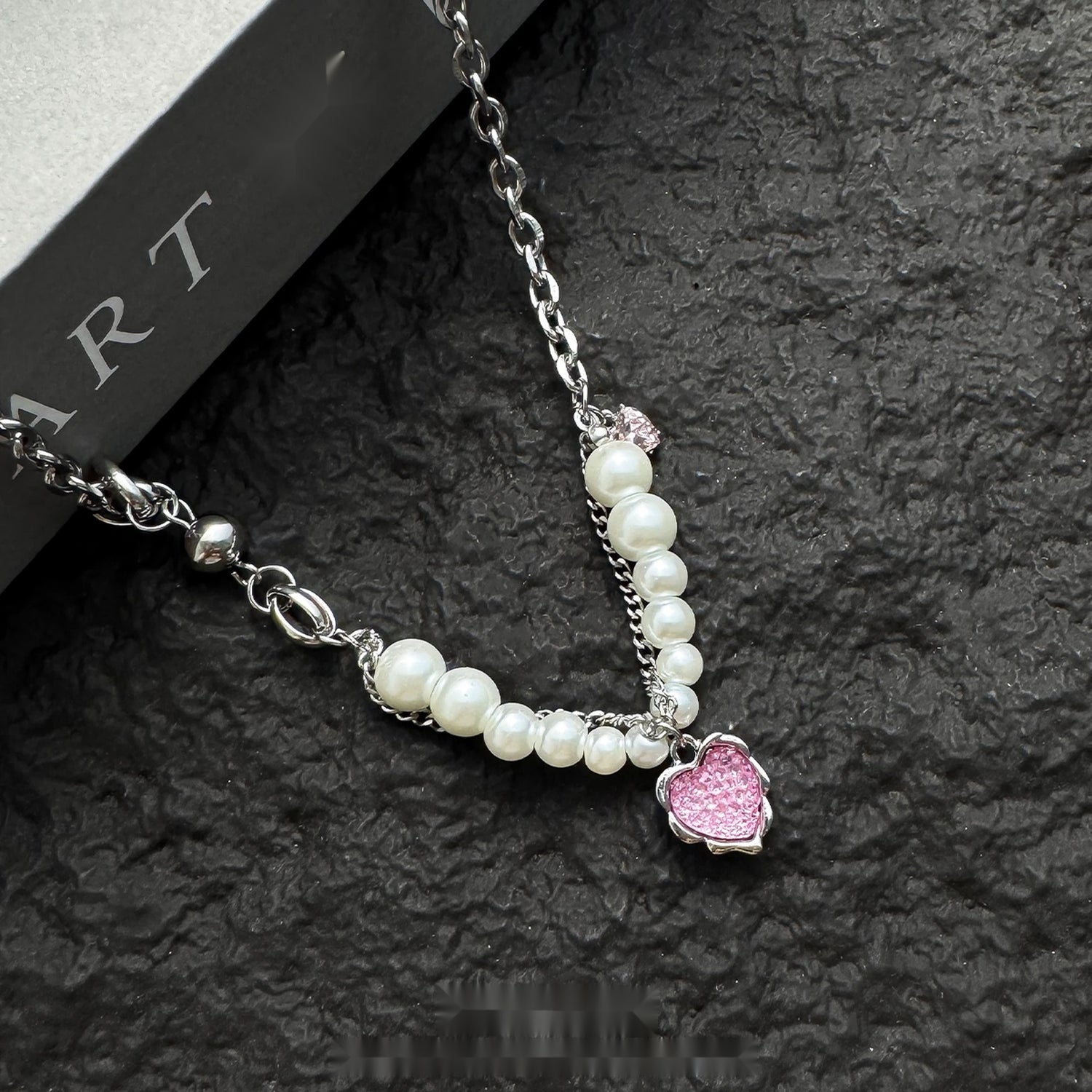 Accessories_Pink_Heart_Pearl_Pendant_Necklace_MISSTT