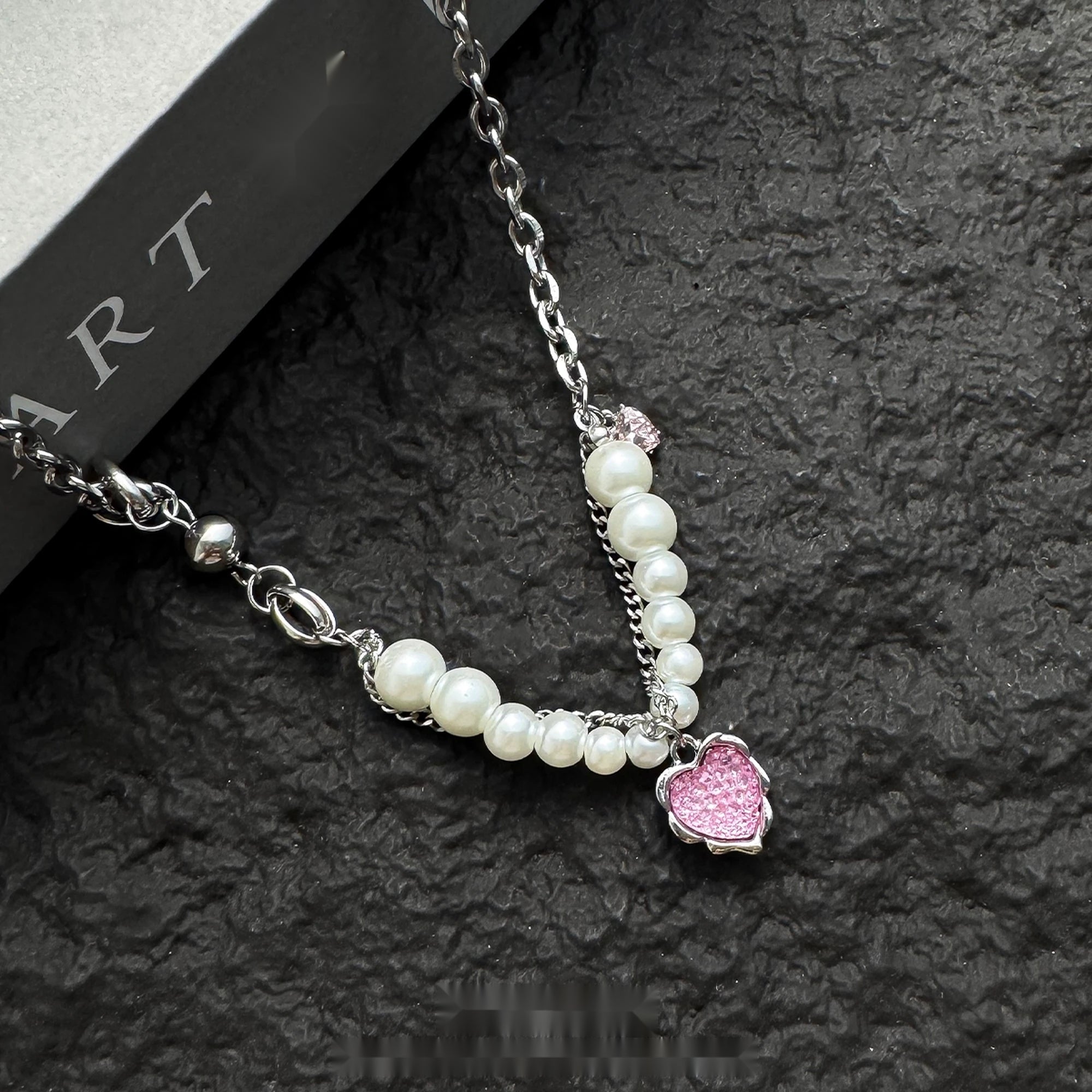 Accessories_Pink_Heart_Pearl_Pendant_Necklace_MISSTT