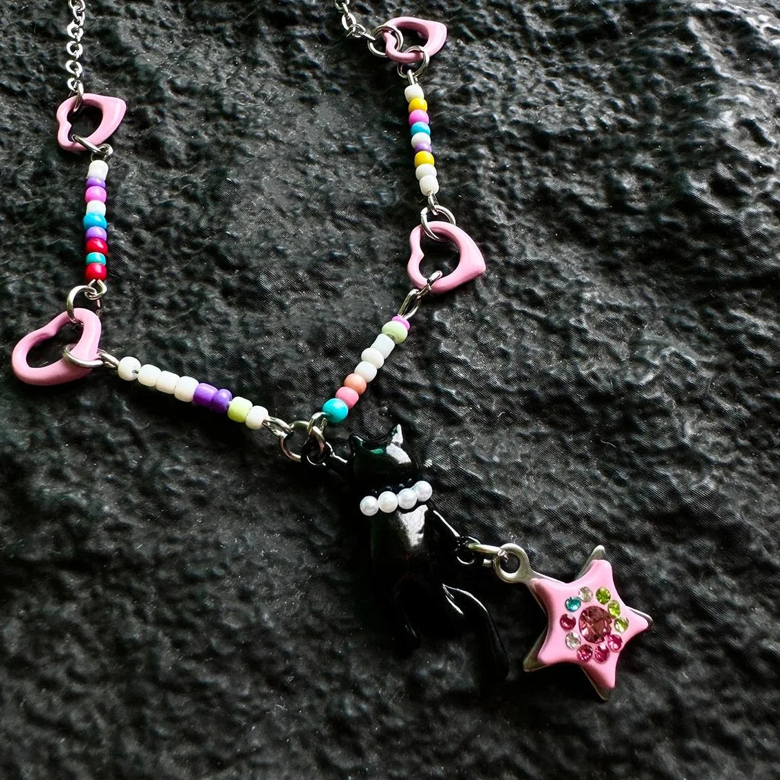 Accessories Playful Kitten Dopamine Star Necklace