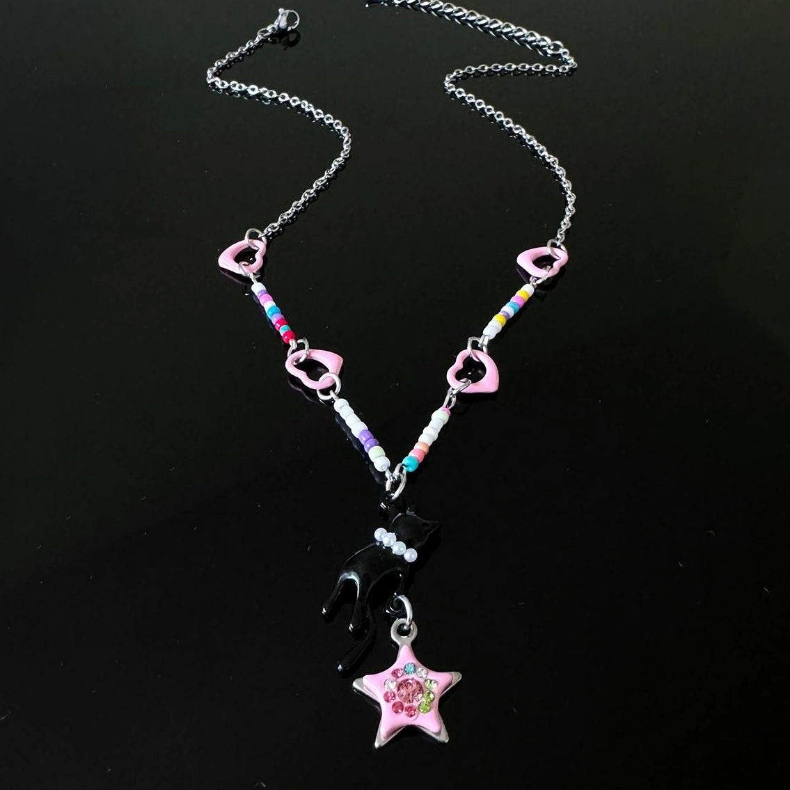 Accessories Playful Kitten Dopamine Star Necklace