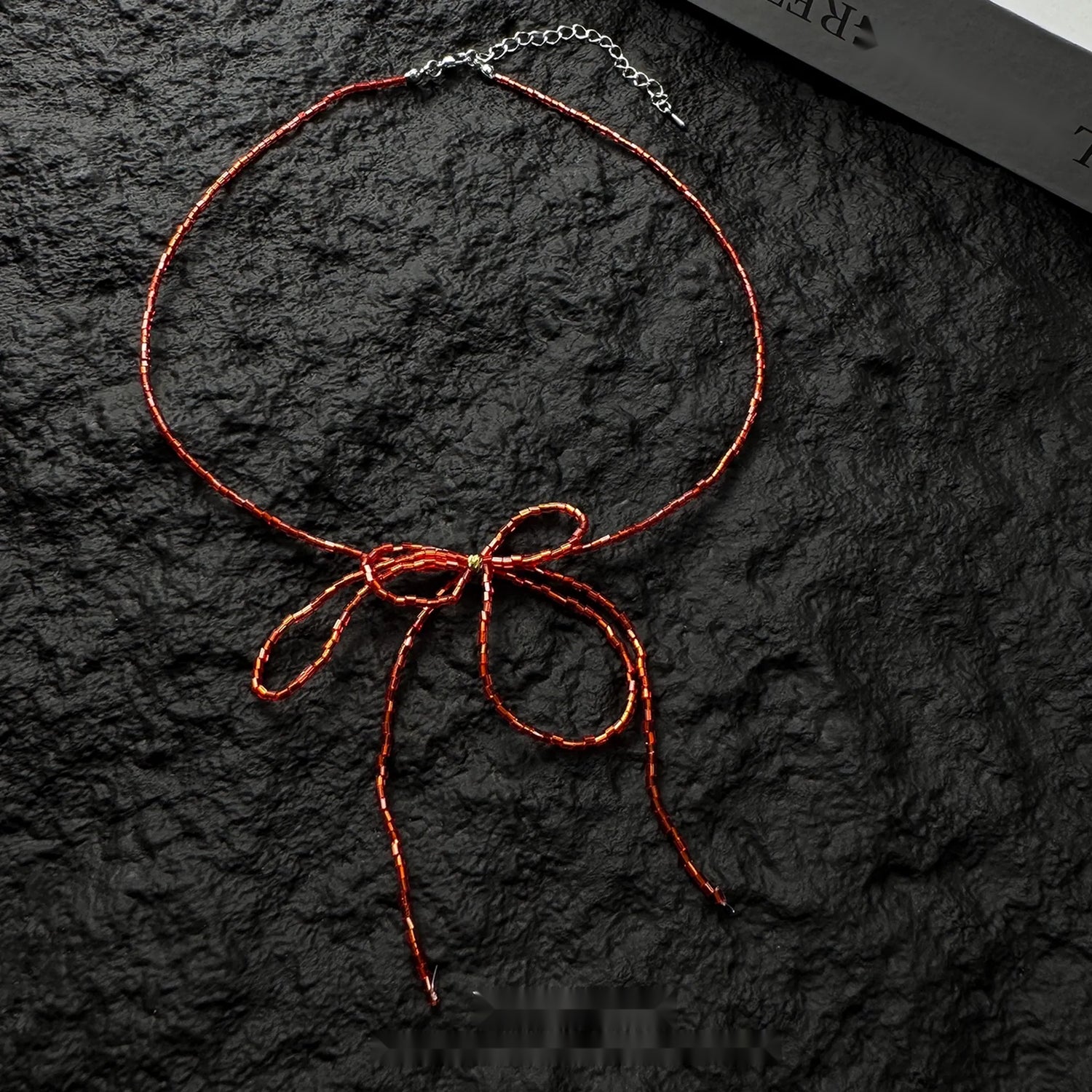 Accessories_Red_Crystal_Bow_Choker_Necklace_MISSTT
