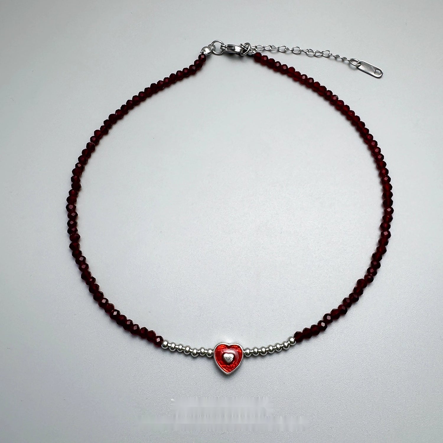 Accessories_Red_Crystal_Heart_Beaded_Chain_Necklace_MISSTT