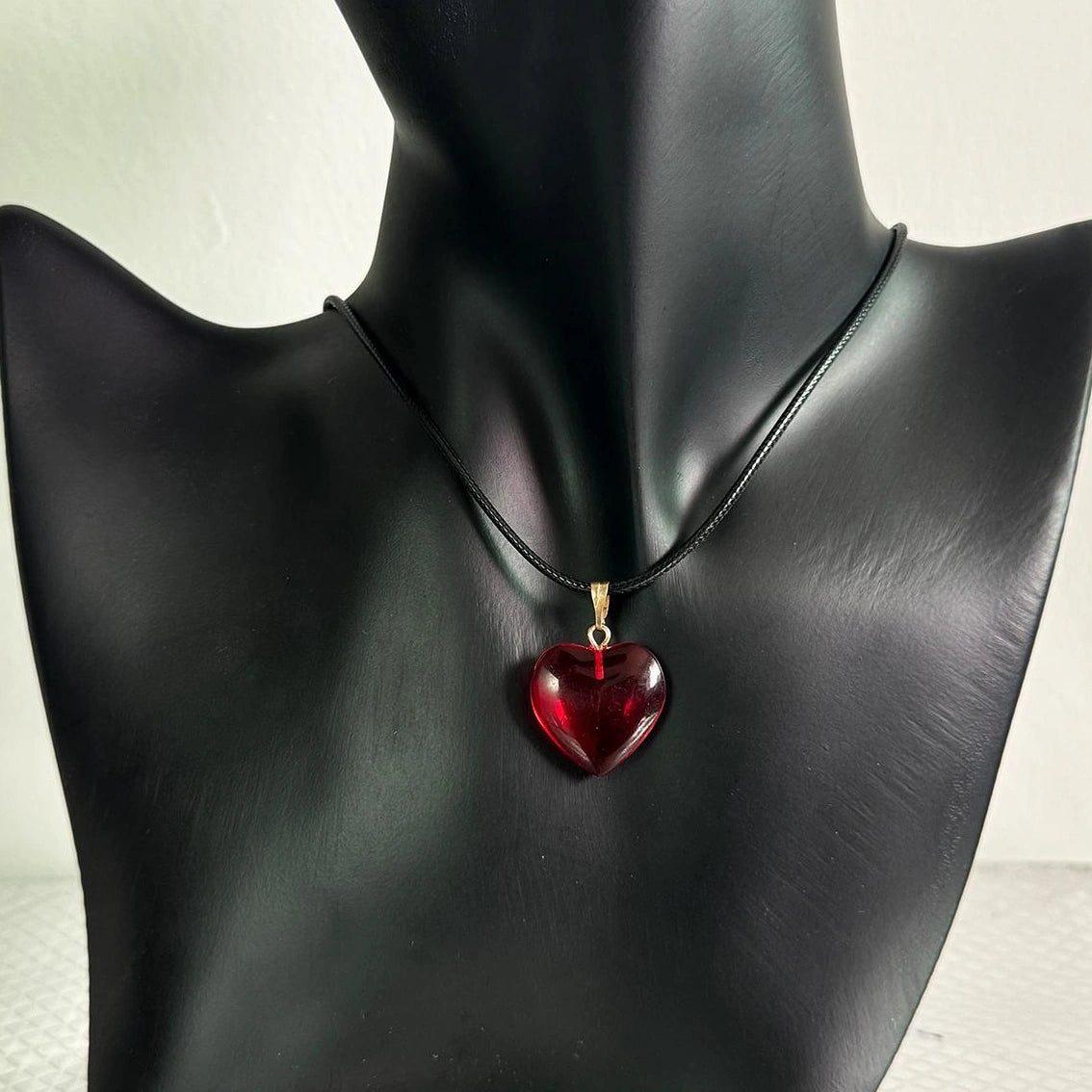 Accessories Red Heart Choker Necklace