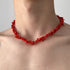 Accessories_Red_Stone_Choker_Necklace_Minimalist_Design_Natural_Gemstone_Luxury_Feel_MISSTT