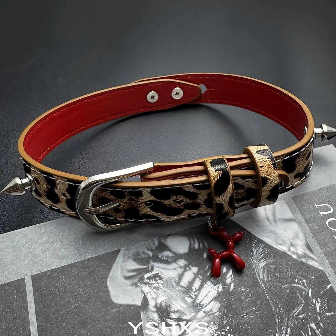 Accessories Retro Red Balloon Dog Choker Necklace