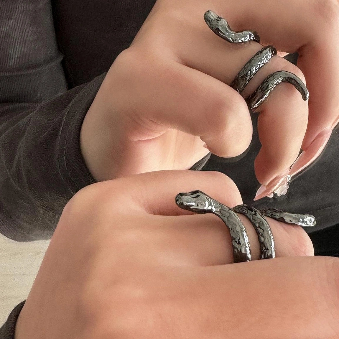 Accessories Serpent Coil Ring