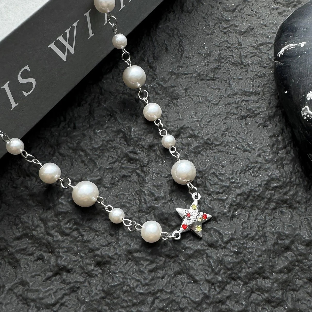 Accessories Star Pearl Beaded Necklace