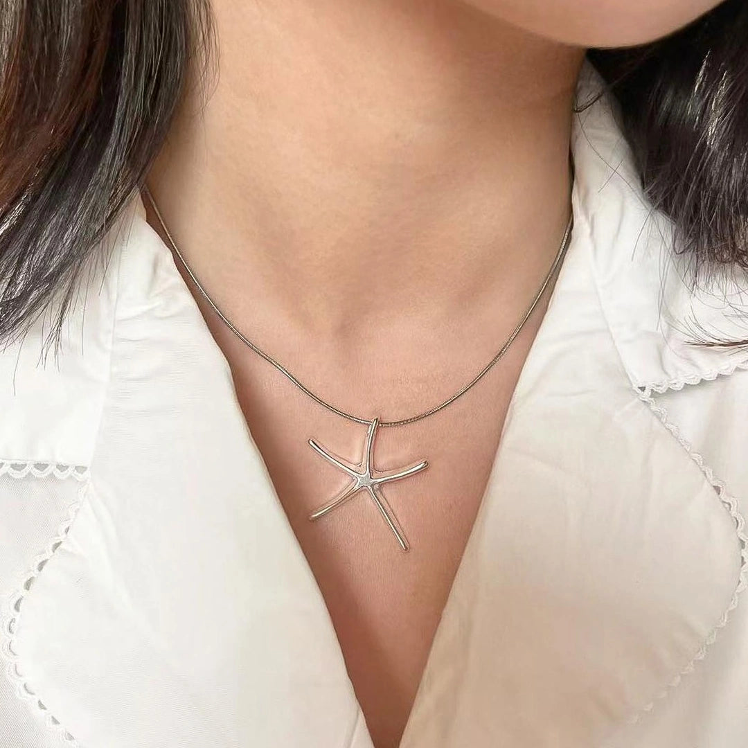 Accessories Stylish Starfish Pendant Necklace