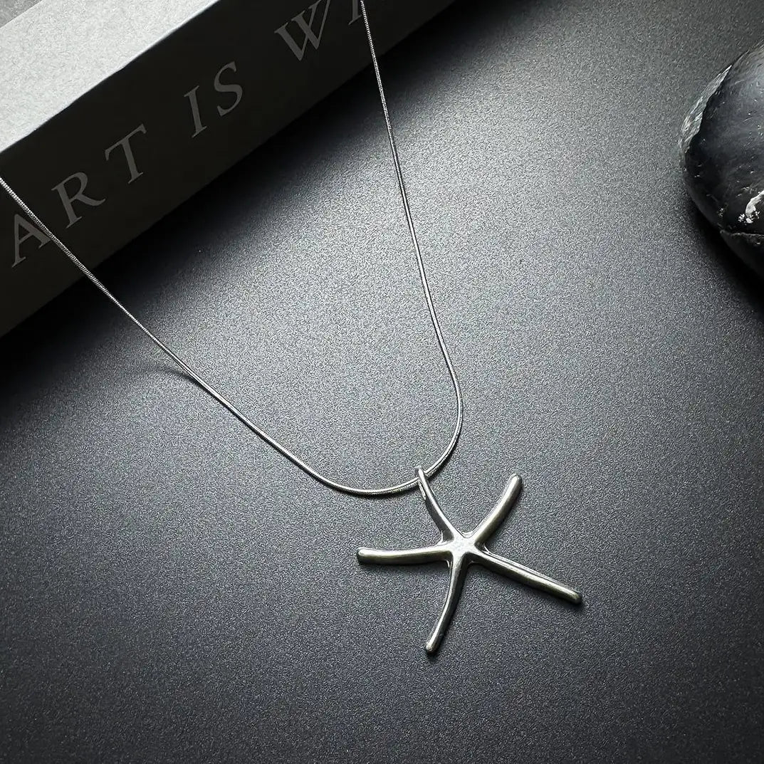 Accessories Stylish Starfish Pendant Necklace