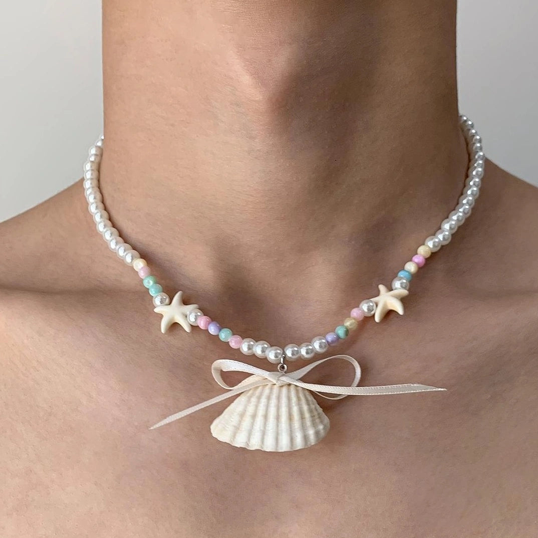 Accessories Sweet Starfish Bow Necklace