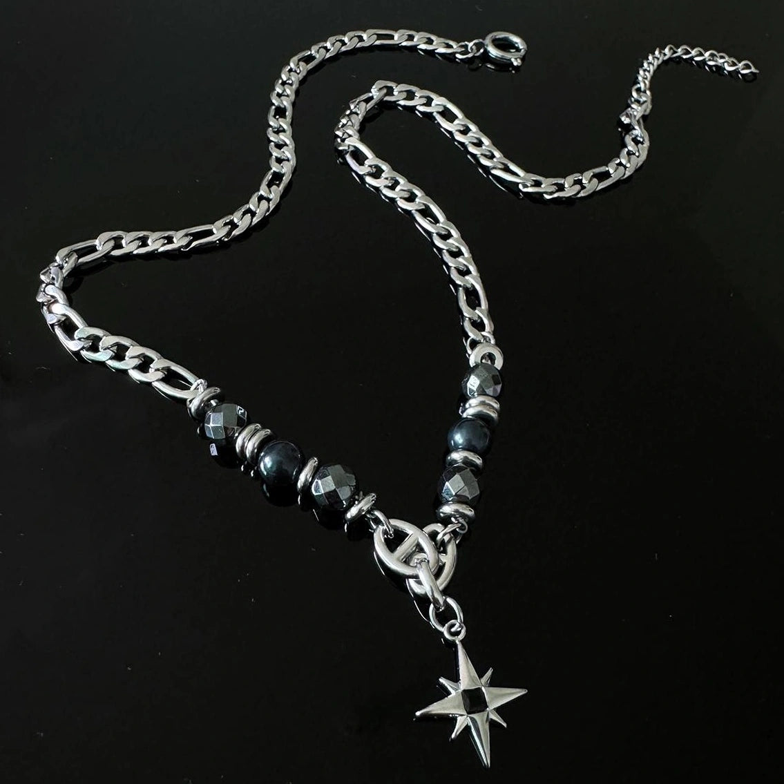 Accessories Titanium Steel Geometric Pendant Necklace