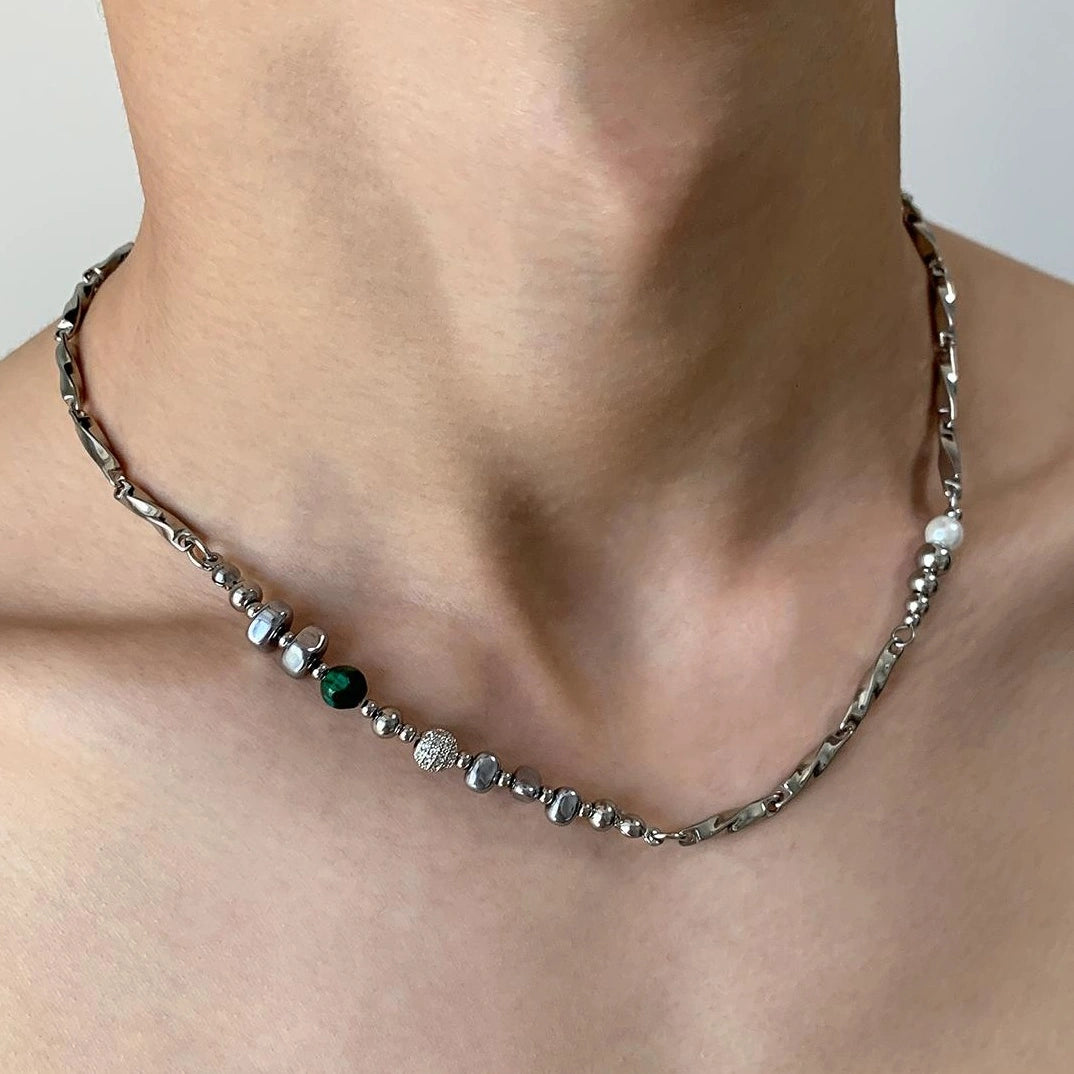 Accessories Titanium Steel Layered Collar Necklace
