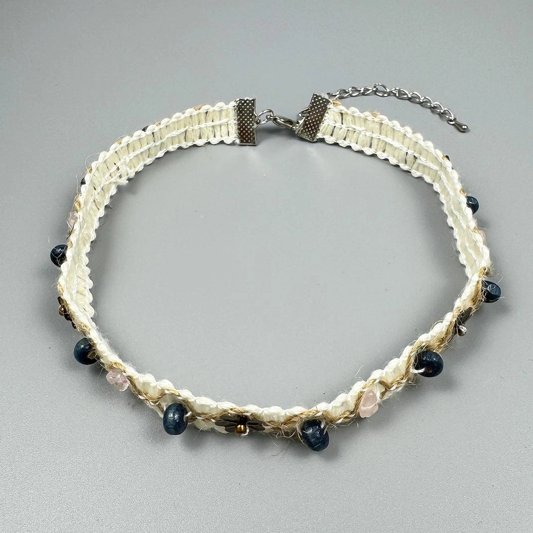 Accessories Vintage Beaded Choker Necklace