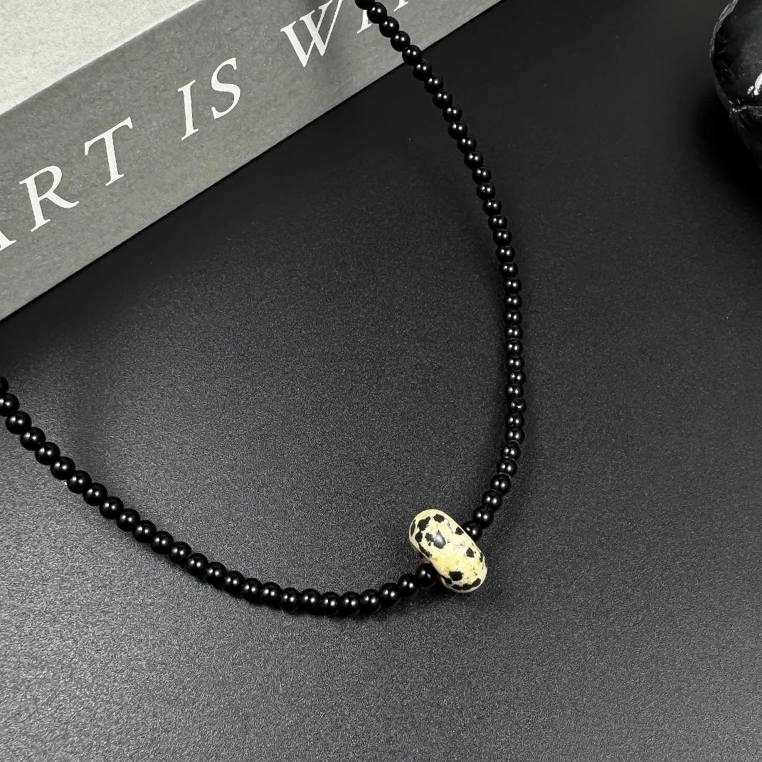 Accessories Vintage Beaded Pendant Choker Necklace