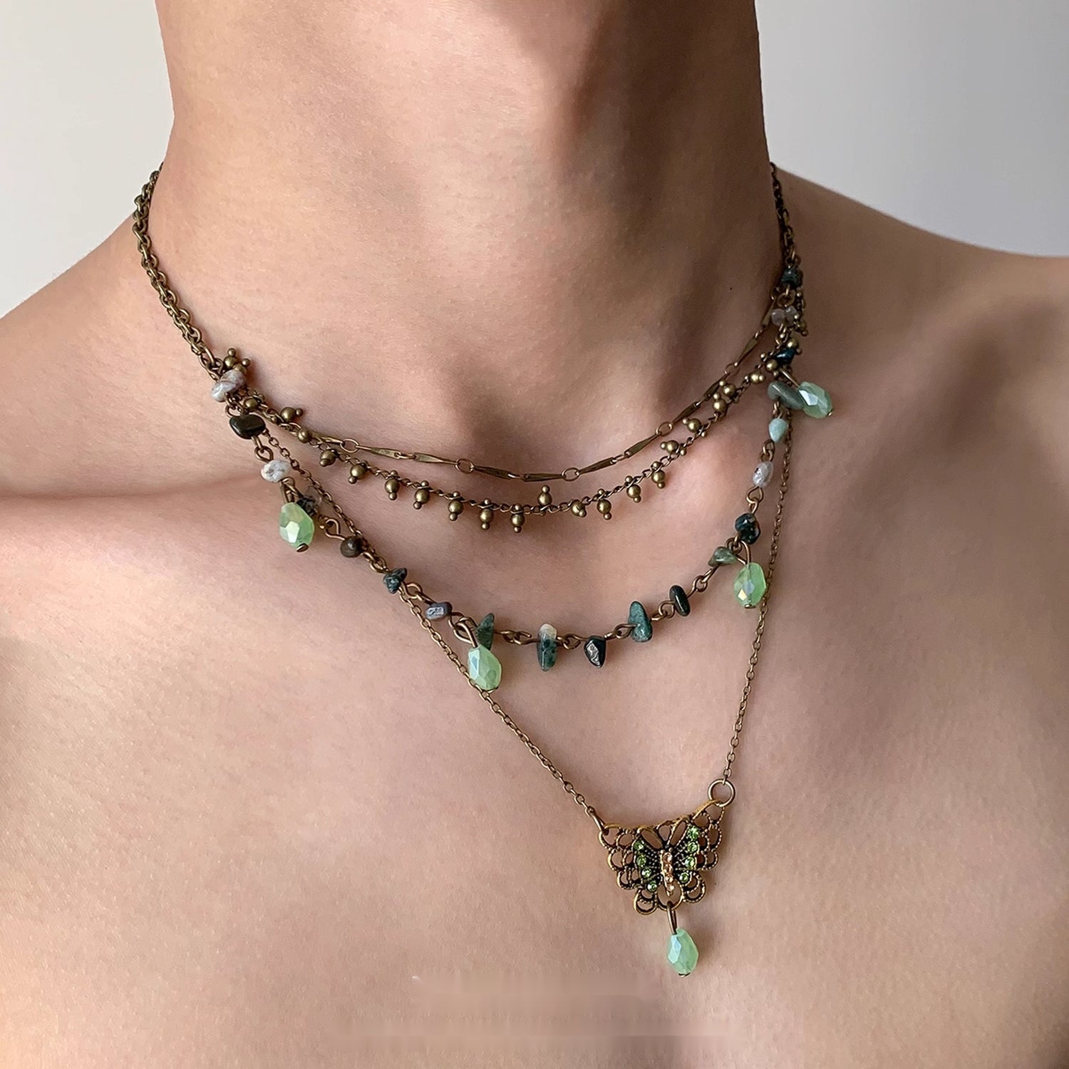 Accessories_Vintage_Butterfly_Fringe_Layered_Beaded_Choker_MISSTT