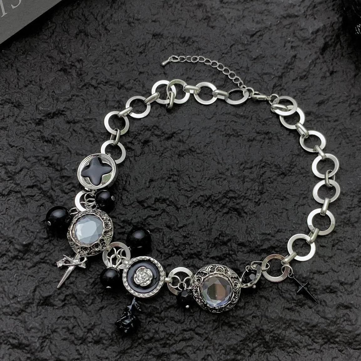 Accessories Vintage Dark Rose Chain