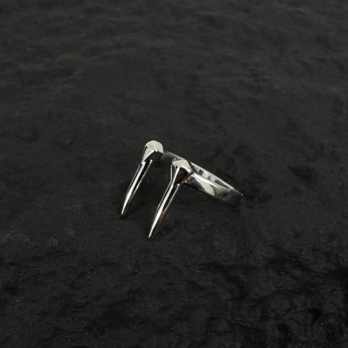 Accessories Vintage Gothic Beast Fang Adjustable Couple Ring