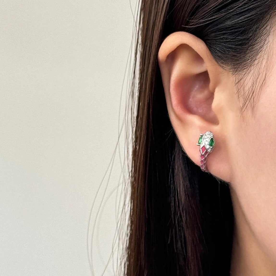Accessories Vivid Serpent Stud Earrings