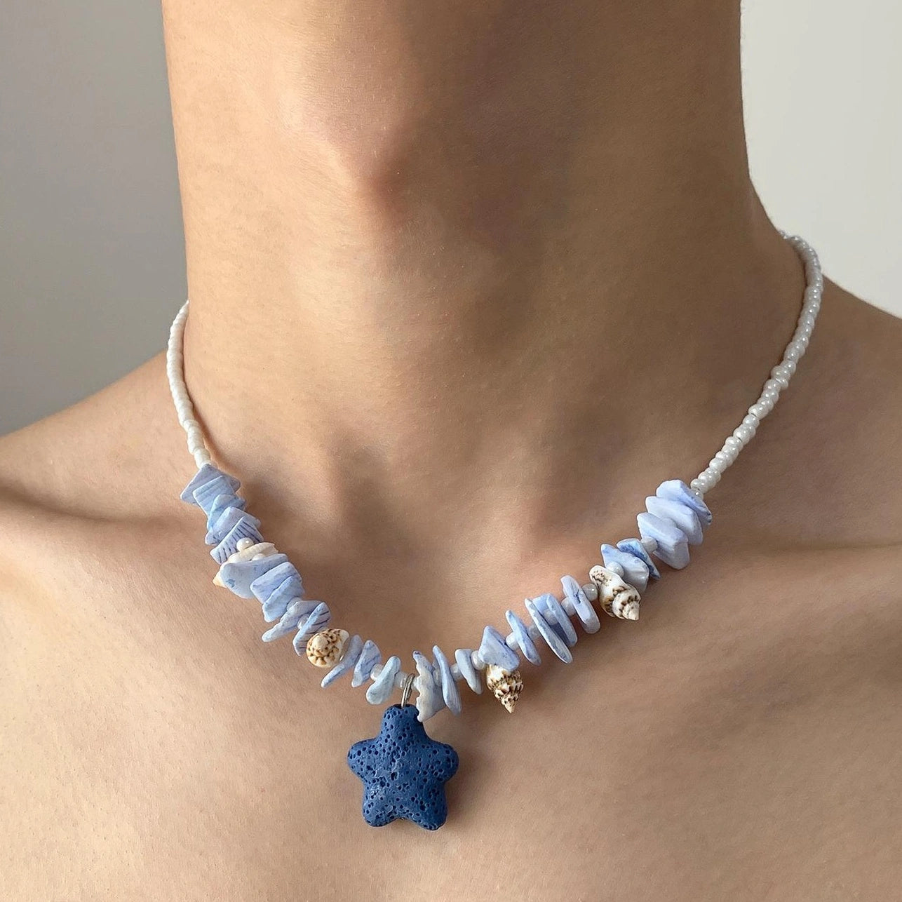 Accessories Volcanic Star Stone Pendant Necklace