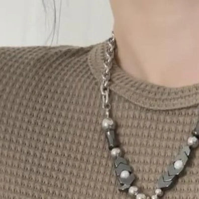 Accessories Y2K Punk Gothic Titanium Steel Choker Necklace