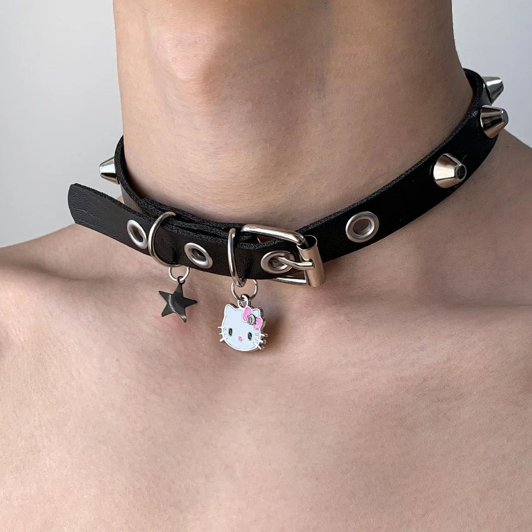 Accessories Y2K Star Charm Choker Necklace