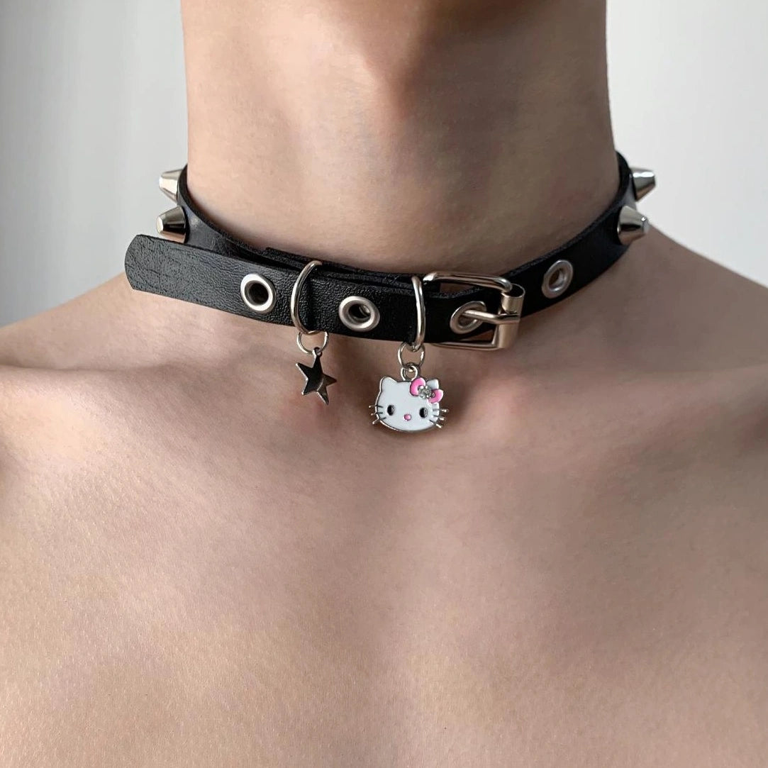 Accessories Y2K Star Charm Choker Necklace