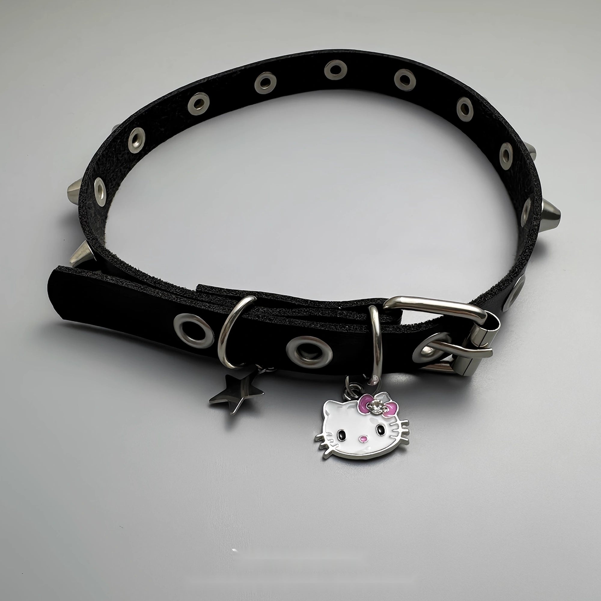 Accessories_Y2K_Star_Charm_Choker_Necklace_MISSTT
