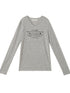 Letter Long-Sleeved T-Shirt