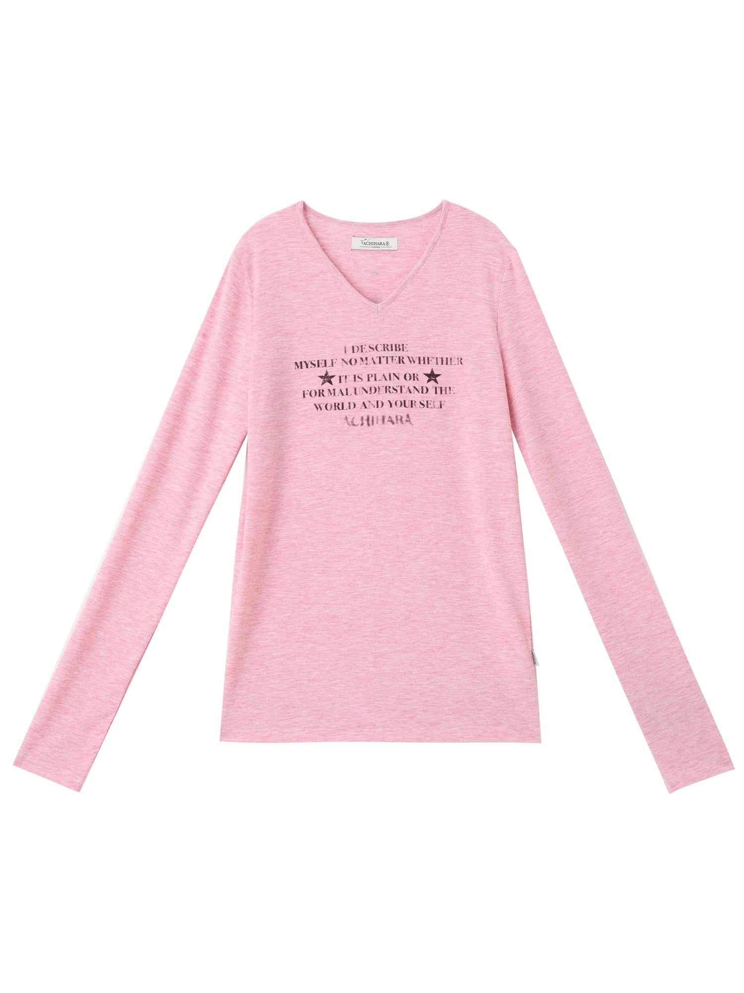 Letter Long-Sleeved T-Shirt