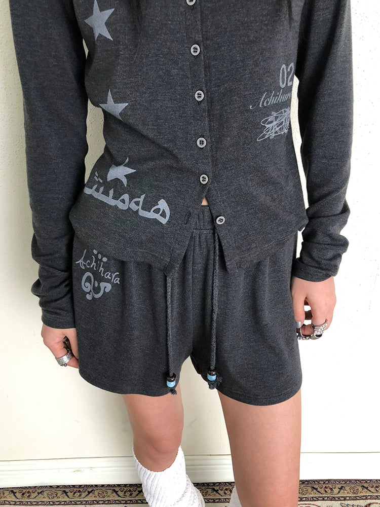 Achihara Achihara Rabbit Shorts 2025 Early Autumn Anti Peep Lined Shorts-2