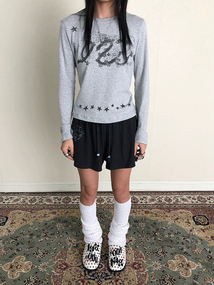 Achihara Achihara Rabbit Shorts 2025 Early Autumn Anti Peep Lined Shorts-3