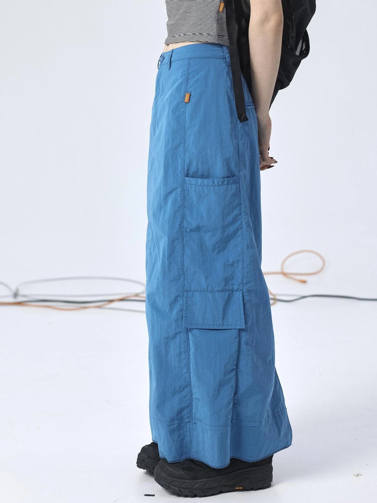 Parachute Pants with Adjustable Fit & Fishtail Skirt Co-ord Set