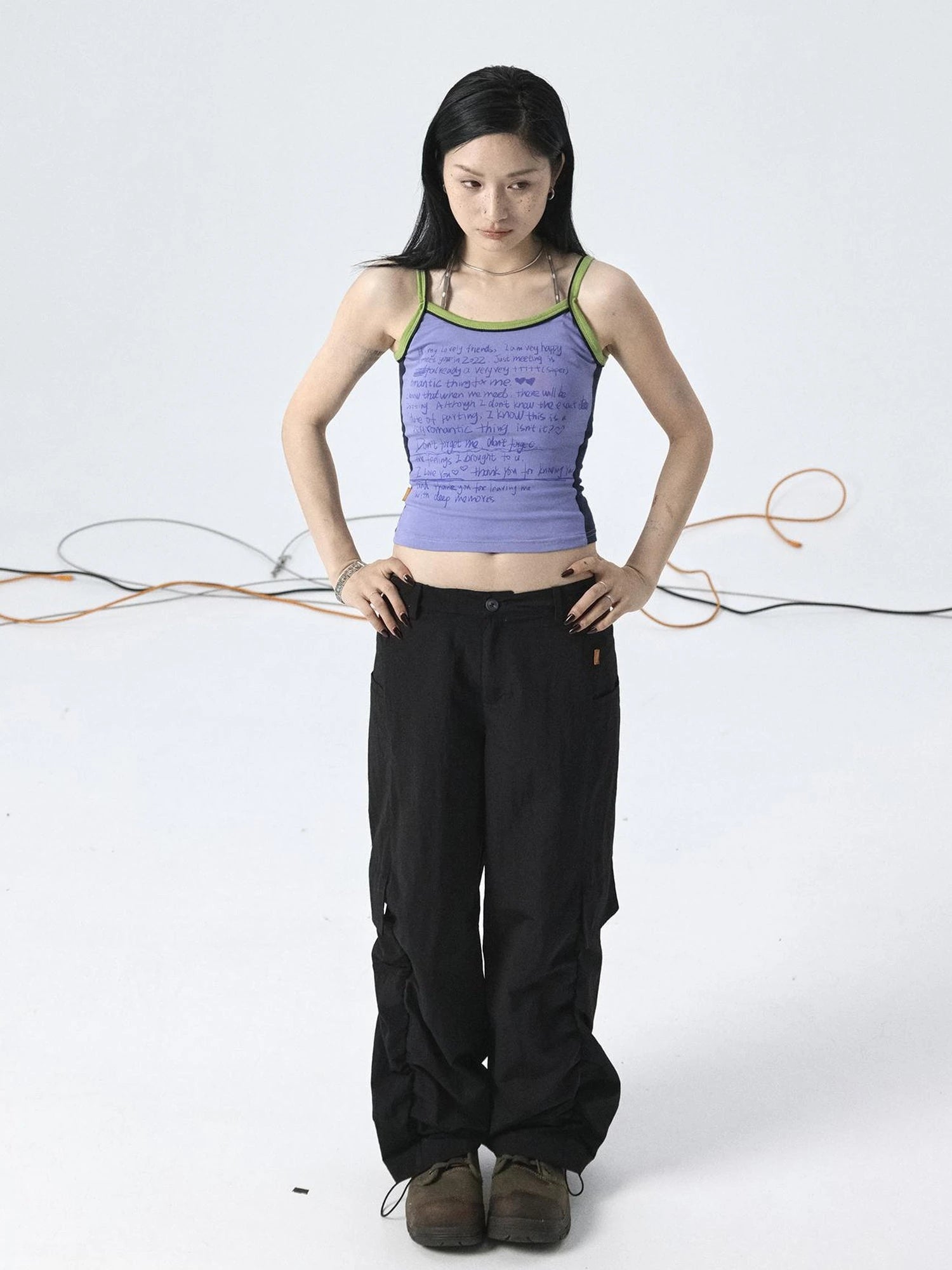 Parachute Pants with Adjustable Fit & Fishtail Skirt Co-ord Set