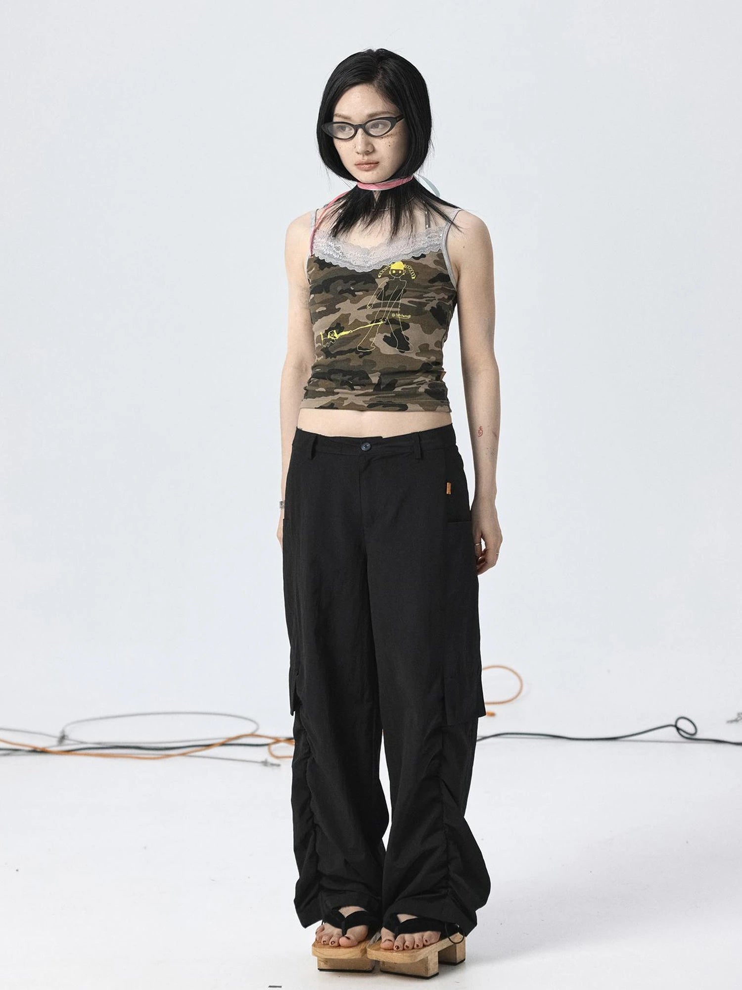 Parachute Pants with Adjustable Fit & Fishtail Skirt Co-ord Set
