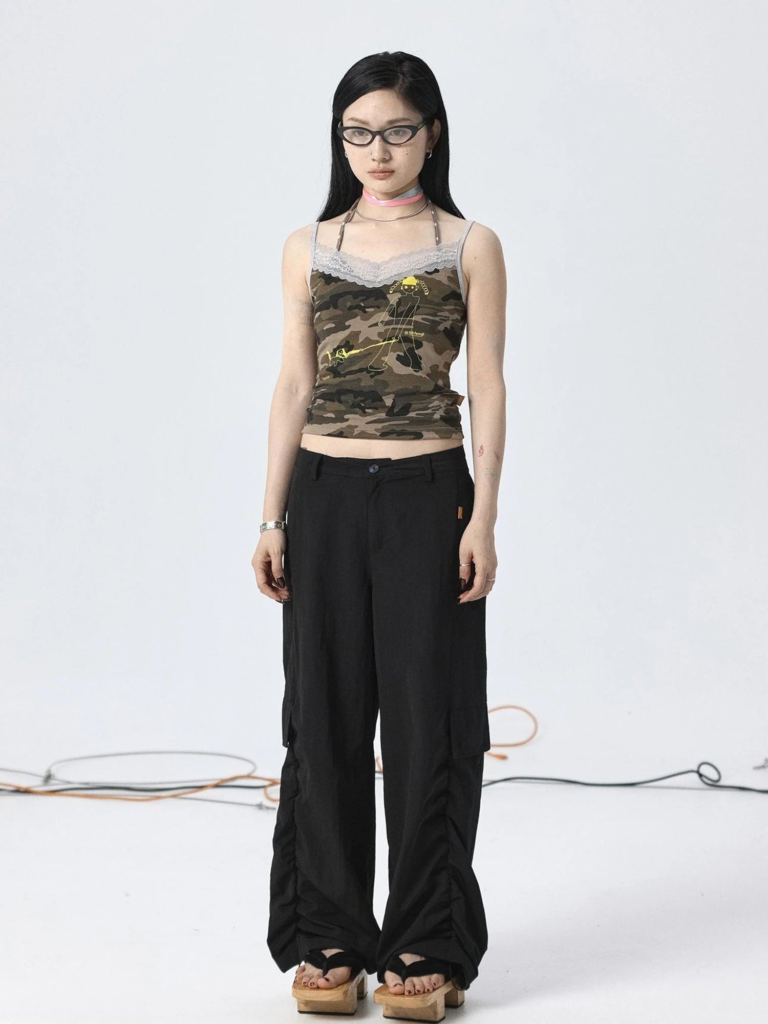 Parachute Pants with Adjustable Fit & Fishtail Skirt Co-ord Set