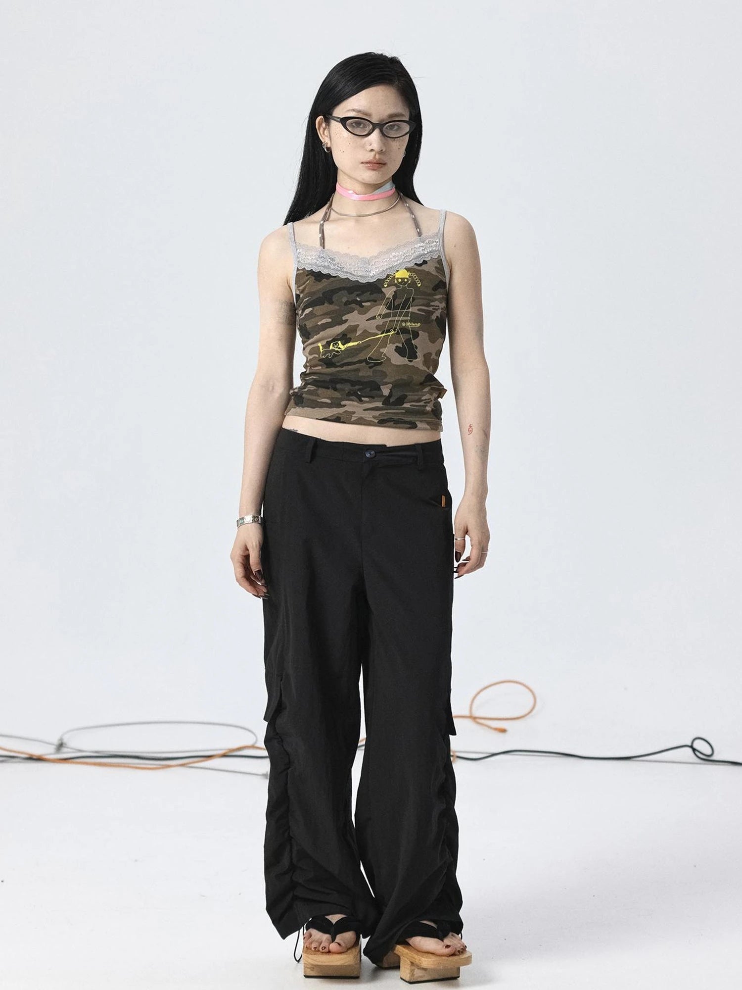 Parachute Pants with Adjustable Fit & Fishtail Skirt Co-ord Set