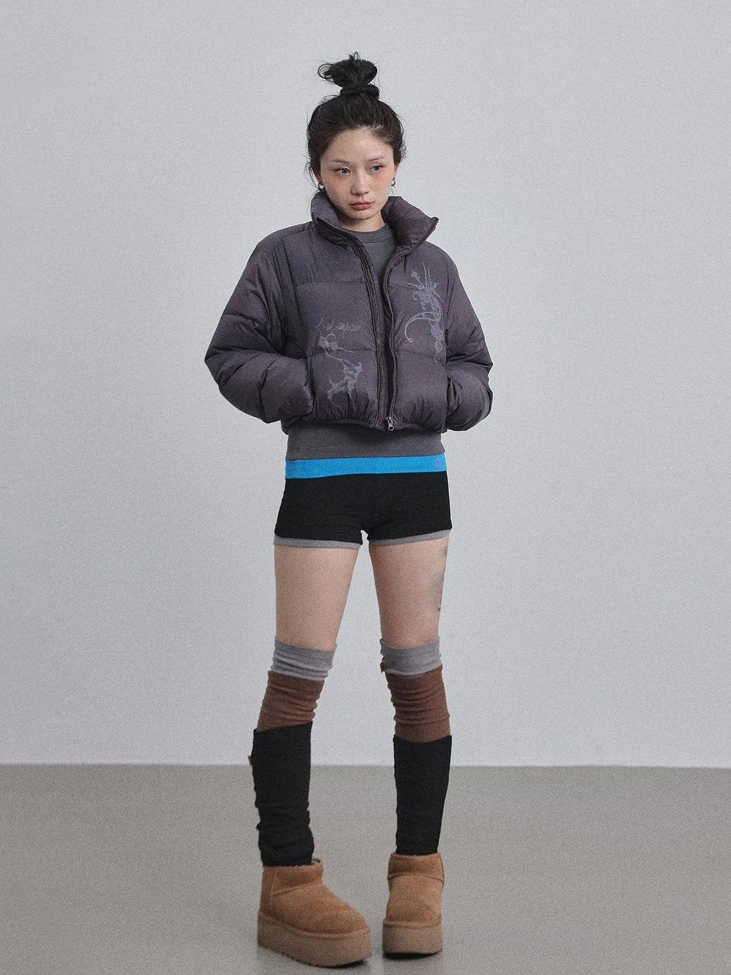 Alchemy Inspired Quilted Nylon Jacket